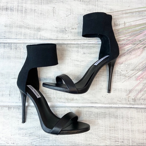 Steve Madden Shoes - Steve Madden Black High Heel Marcey Sandal
